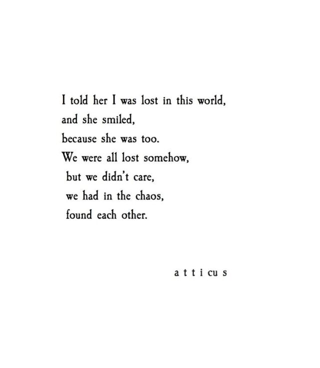 Atticus Love Quote